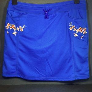 ESPERANZA  NEW YORK SHORTS SKORT NEW BLUE LARGE